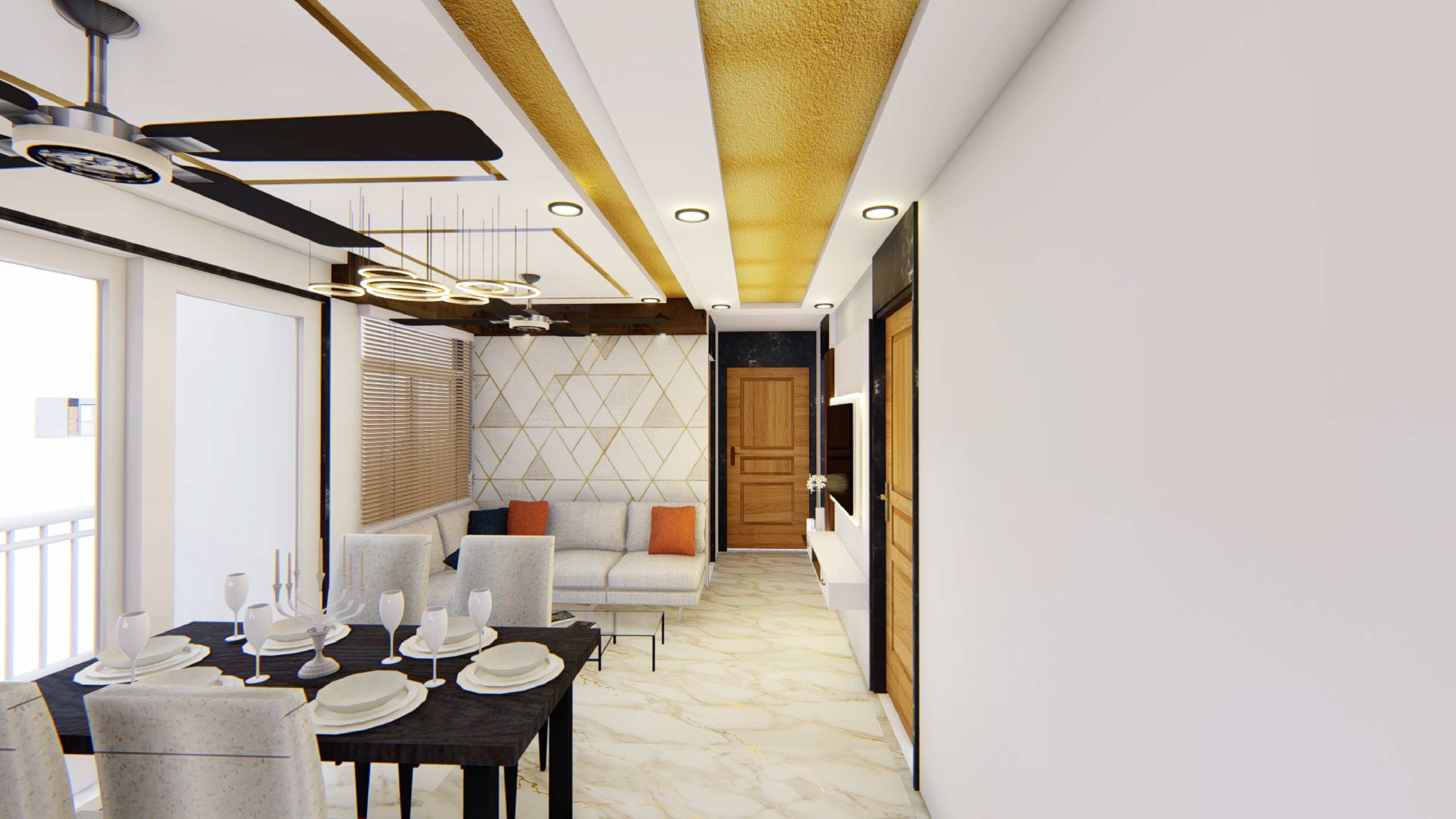 The Gilded Lattice - view 2